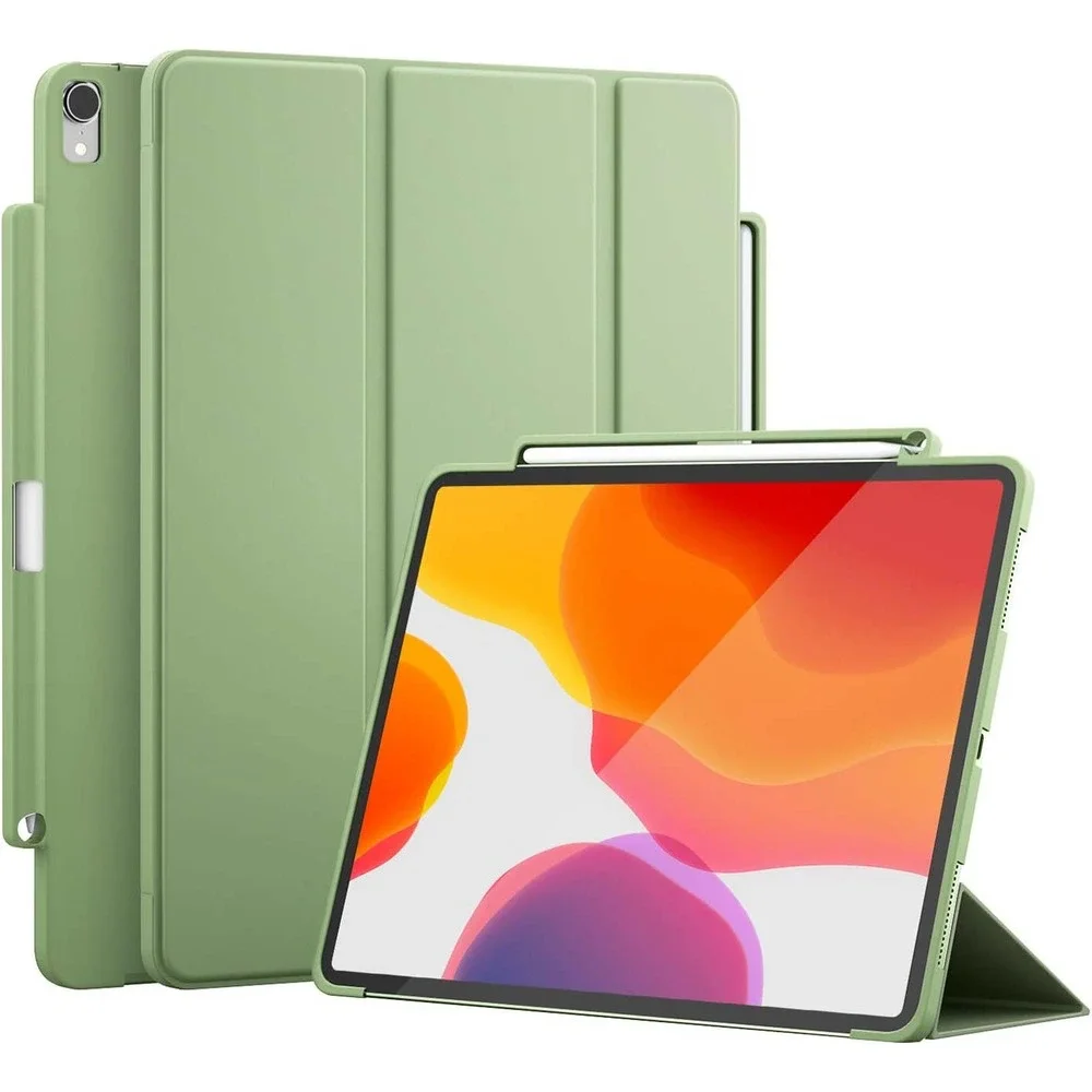Tablet Case with Pencil Holder Support Magnetic Attachment & Wirelessly Charge